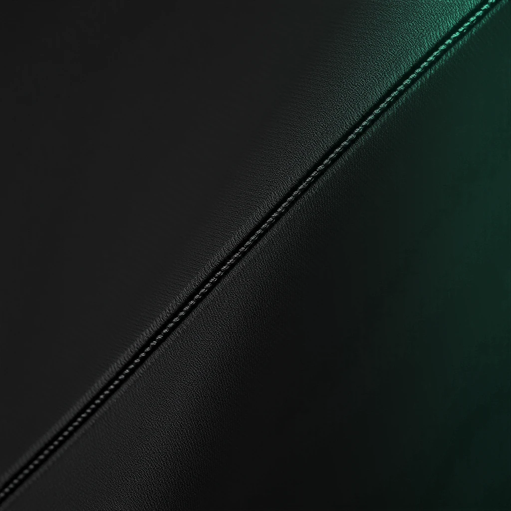 Close up of a flatlock seam lying flat along the shirt